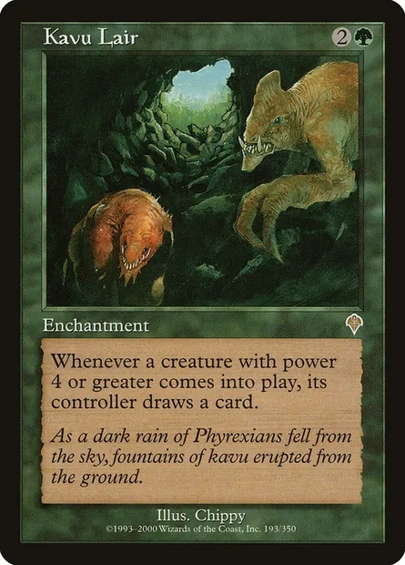 Kavu Lair, Magic card INV 193 — Invasion set
