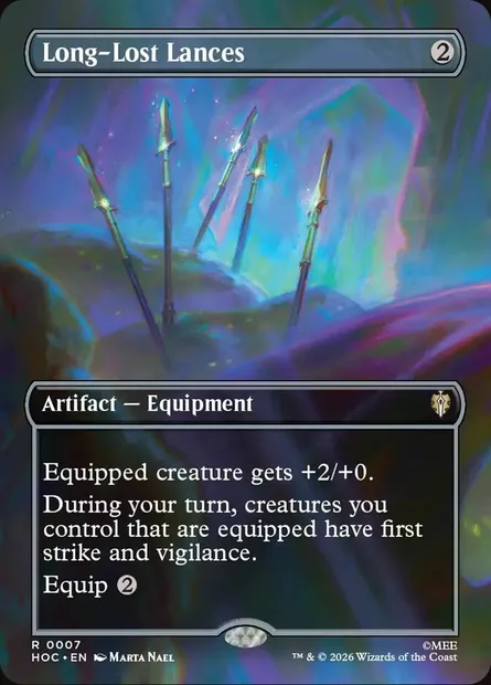 Long-Lost Lances, Magic card HOC 7 — The Hobbit Eternal set