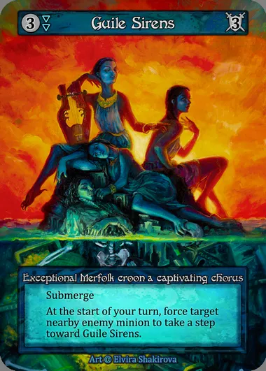 Guile Sirens, Sorcery card ALP 077 — Alpha set