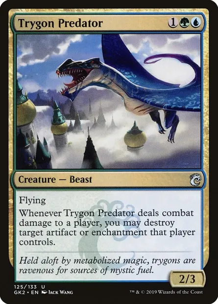 Trygon Predator, Magic card GK2 125 — RNA Guild Kit set