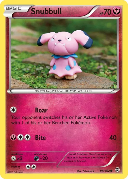Snubbull, Pokémon card BKT 98 — BREAKthrough set