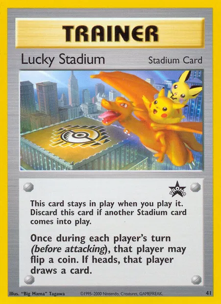 Lucky Stadium, Pokémon card WP 41 — Wizards Black Star Promos set