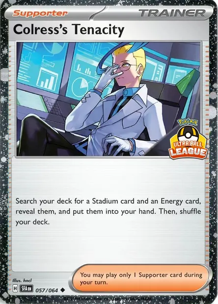 Colress's Tenacity, Pokémon card LGP 057 — League Promos set