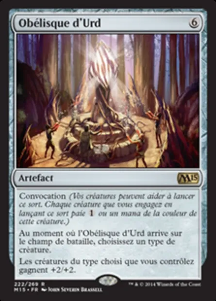 Obélisque d'Urd, carte Magic M15 222 — extension Magic 2015