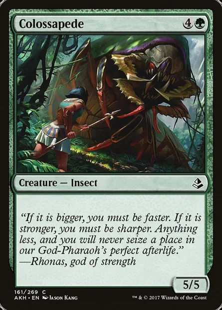 Colossapede, Magic card AKH 161 — Amonkhet set