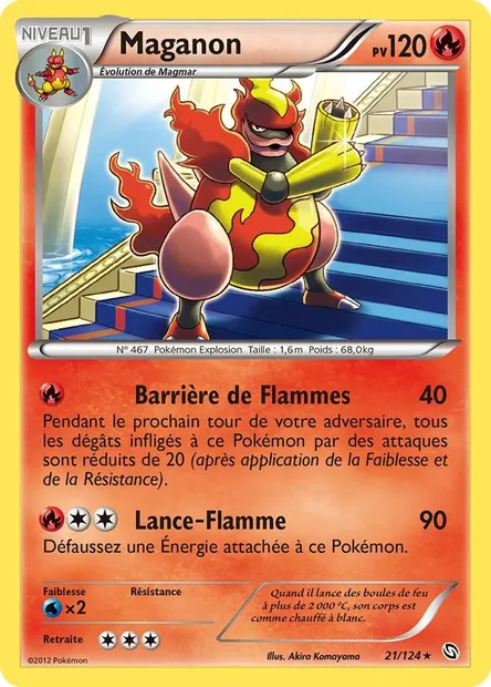 Maganon, carte Pokémon DRX 21 — extension Dragons Éxaltés