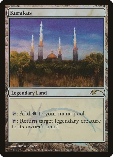 Karakas, Magic card J12 6 — Judge Gift Cards 2012 set