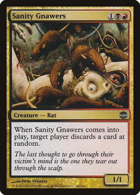 Sanity Gnawers, Magic card ARB 44 — Alara Reborn set