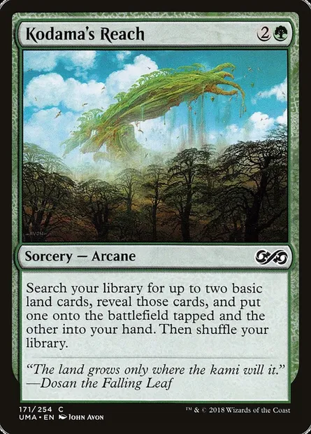 Kodama's Reach, Magic card UMA 171 — Ultimate Masters set