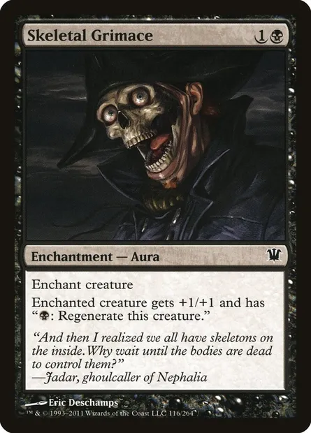 Skeletal Grimace, Magic card ISD 116 — Innistrad set
