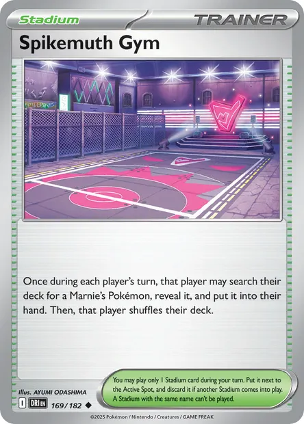Spikemuth Gym, Pokémon card DRI 169 — Destined Rivals set