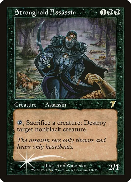 Stronghold Assassin, Magic card 7ED 166★ — Seventh Edition set