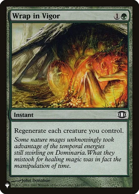 Wrap in Vigor, Magic card PLST FUT-141 — The List set
