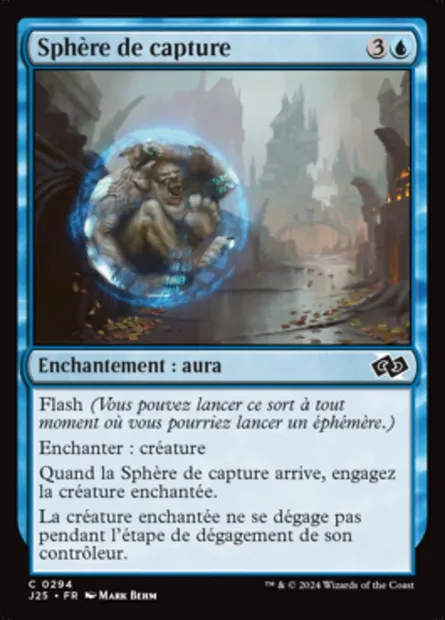 Sphère de capture, carte Magic J25 294 — extension Foundations Jumpstart
