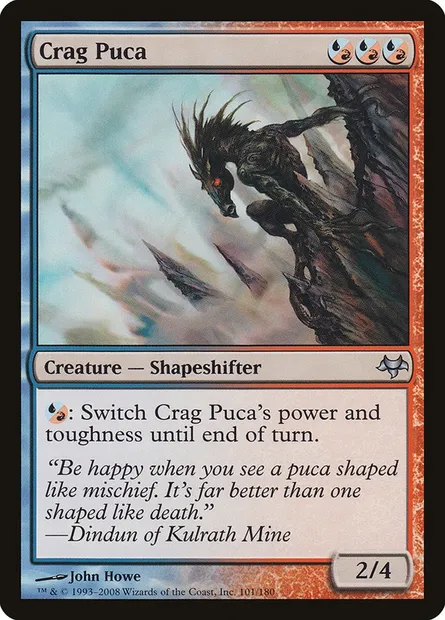 Crag Puca, Magic card EVE 101 — Eventide set