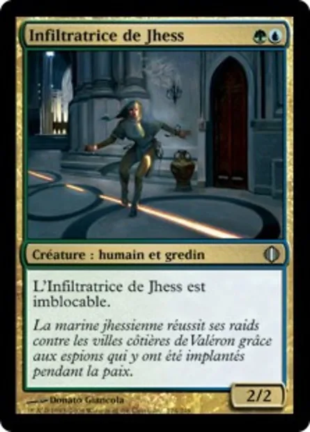 Infiltratrice de Jhess, carte Magic ALA 174 — extension Les éclats d'Alara