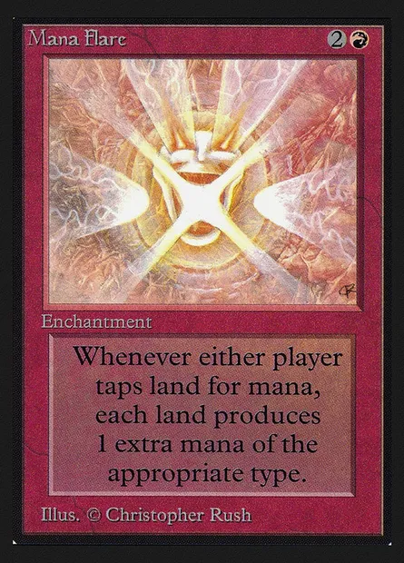 Mana Flare, Magic card CED 163 — Collectors' Edition set
