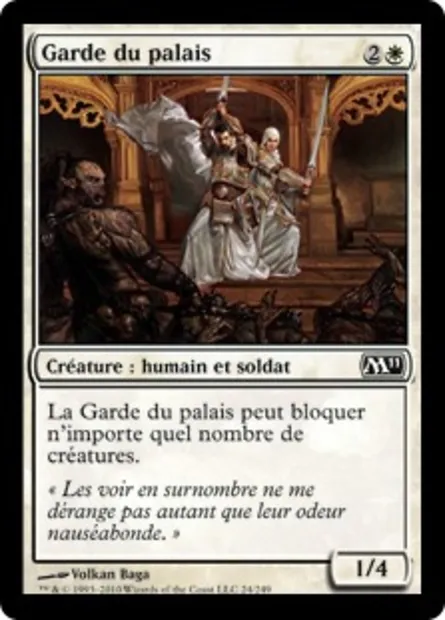 Garde du palais, carte Magic M11 24 — extension Magic 2011