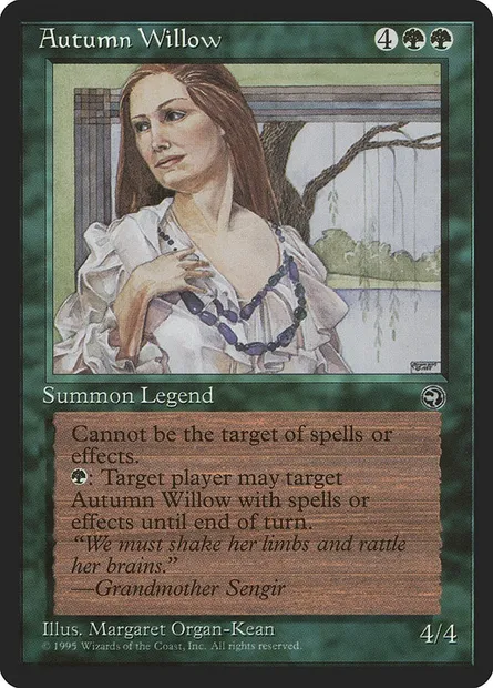 Autumn Willow, Magic card HML 83 — Homelands set