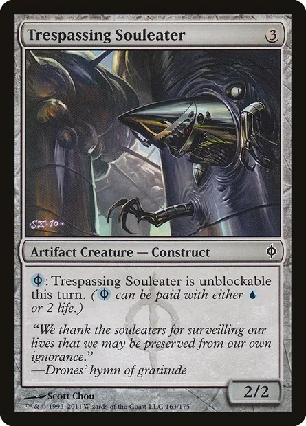 Trespassing Souleater, Magic card NPH 163 — New Phyrexia set
