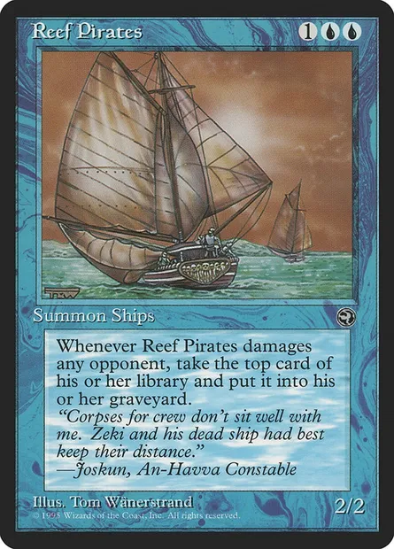 Reef Pirates, Magic card HML 36a — Homelands set