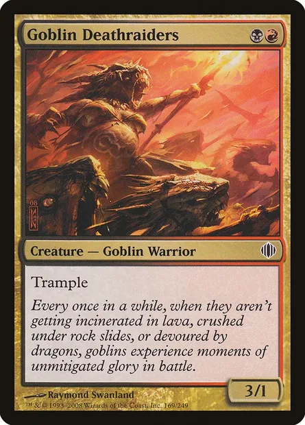 Goblin Deathraiders, Magic card ALA 169 — Shards of Alara set