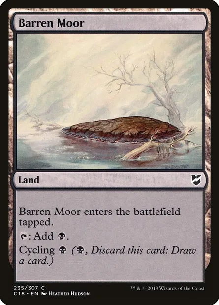 Barren Moor, Magic card C18 235 — Commander 2018 set