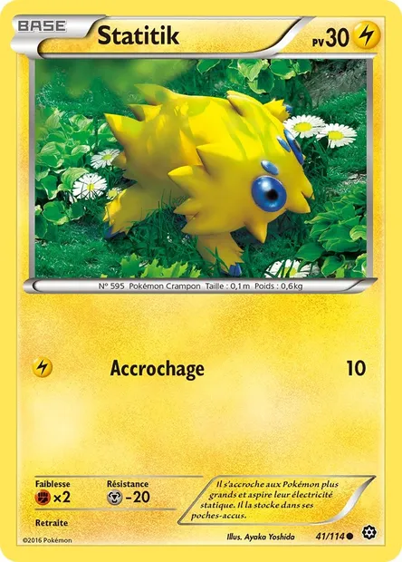 Statitik, carte Pokémon STS 41 — extension Offensive Vapeur