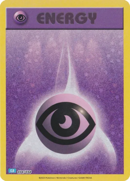 Psychic Energy, Pokémon card CLB 034 — Pokémon TCG Classic: Blastoise & Suicune ex Deck set