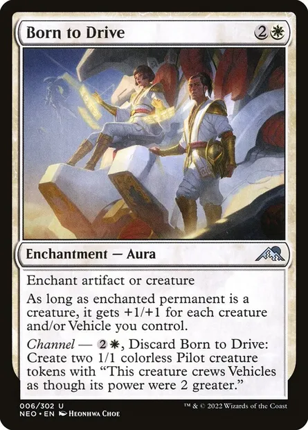 Born to Drive, Magic card NEO 6 — Kamigawa: Neon Dynasty set