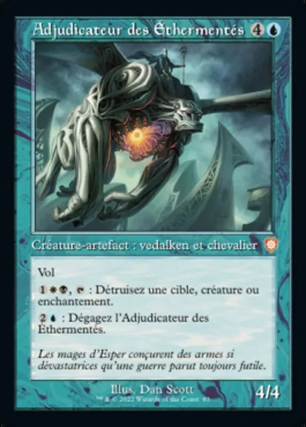 Adjudicateur des Éthermentés, carte Magic BRC 83 — extension The Brothers' War Commander