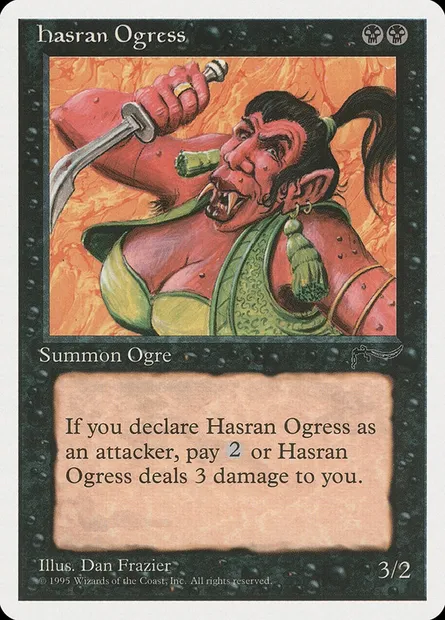 Hasran Ogress, carte Magic CHR 34 — extension Chronicles
