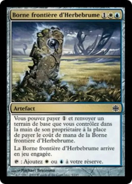 Borne frontière d'Herbebrume, carte Magic ARB 5 — extension La Renaissance d'Alara
