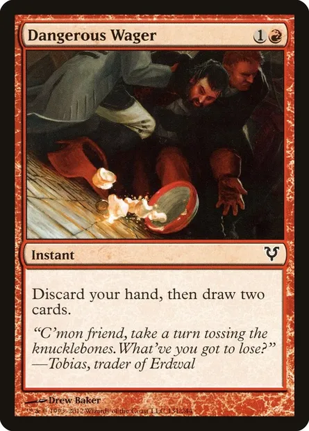 Dangerous Wager, Magic card AVR 131 — Avacyn Restored set