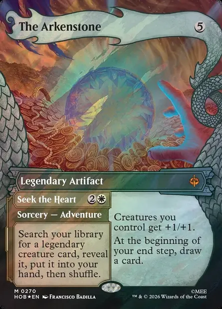 The Arkenstone // Seek the Heart, Magic card HOB 270 — The Hobbit set