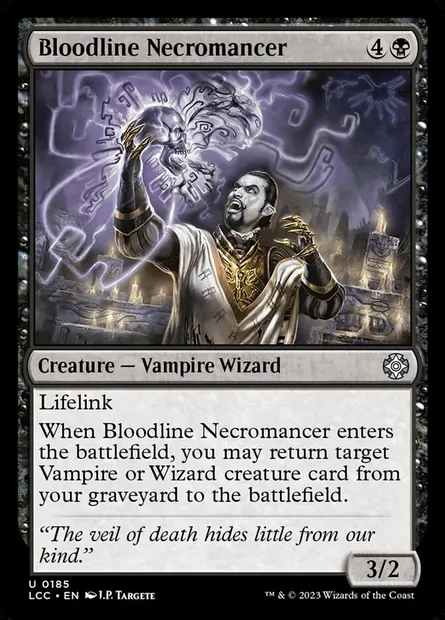 Bloodline Necromancer, Magic card LCC 185 — The Lost Caverns of Ixalan Commander set