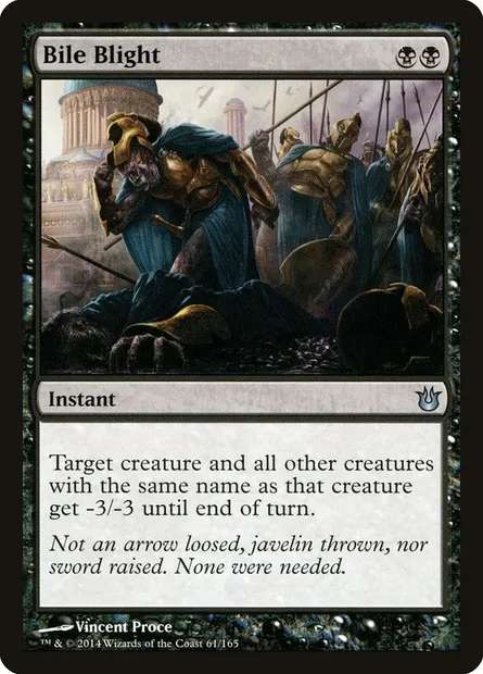 Bile Blight, Magic card BNG 61 — Born of the Gods set