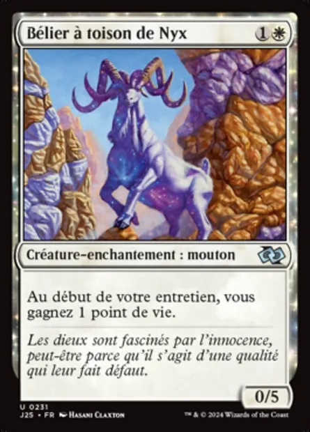 Bélier à toison de Nyx, carte Magic J25 231 — extension Foundations Jumpstart