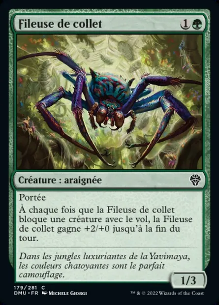 Fileuse de collet, carte Magic DMU 179 — extension Dominaria Uni