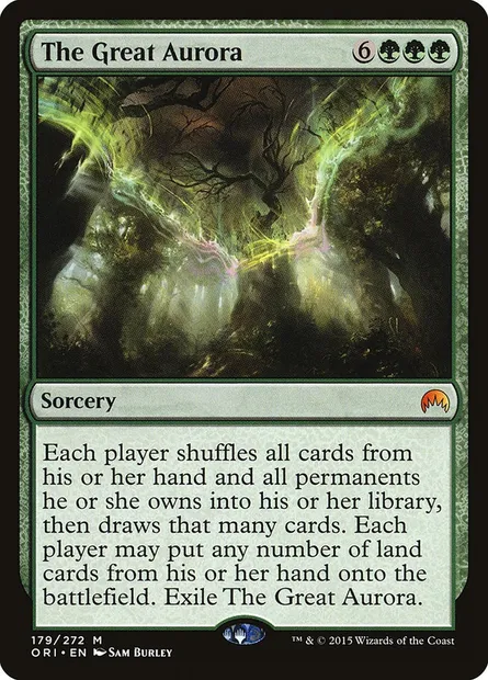 The Great Aurora, Magic card ORI 179 — Magic Origins set