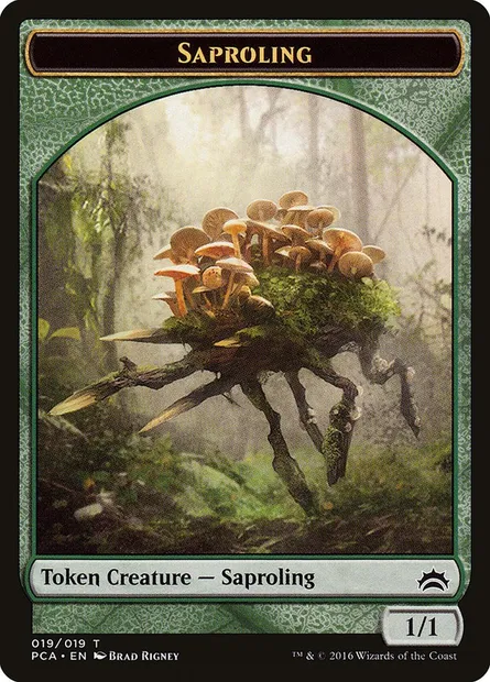 Saproling, Magic card TPCA 19 — Planechase Anthology Tokens set