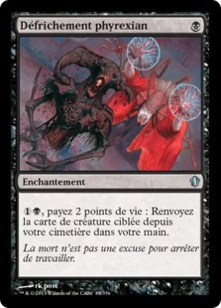 Défrichement phyrexian, carte Magic C13 88 — extension Commander 2013