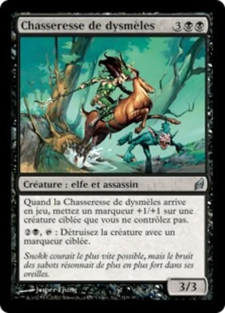 Chasseresse de dysmèles, carte Magic LRW 119 — extension Lorwyn