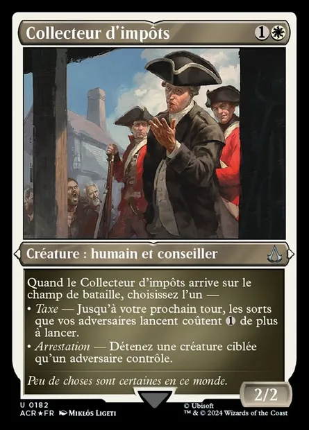 Collecteur d'impôts, carte Magic ACR 182 — extension Assassin's Creed