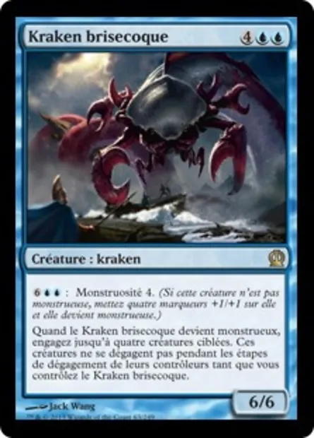 Kraken brisecoque, carte Magic THS 63 — extension Theros