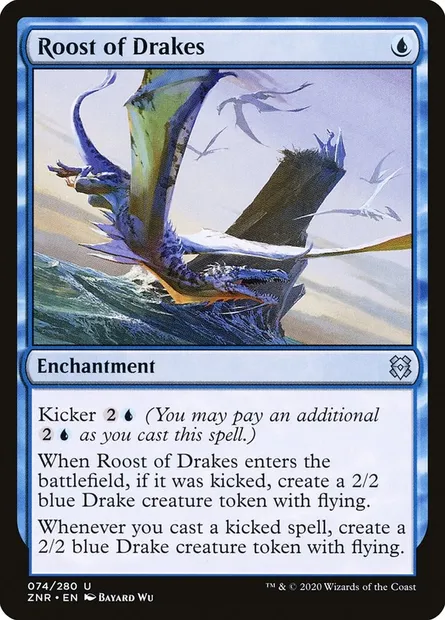 Roost of Drakes, Magic card ZNR 74 — Zendikar Rising set
