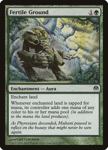 Fertile Ground, Magic card DDE 52 — Duel Decks: Phyrexia vs. the Coalition set