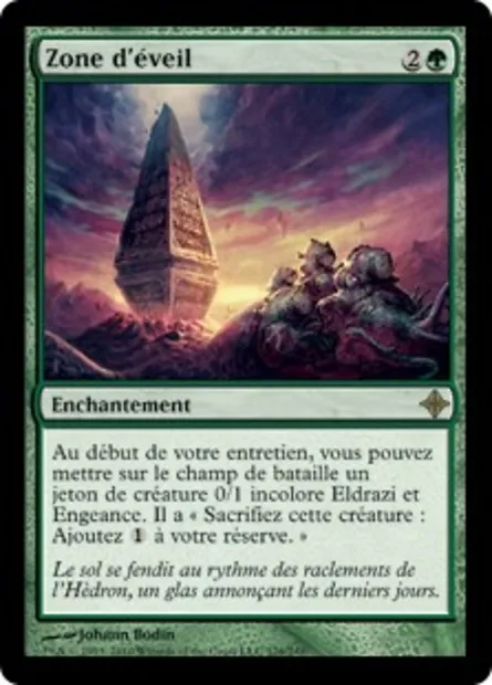 Zone d'éveil, carte Magic ROE 176 — extension L'ascension des Eldrazi