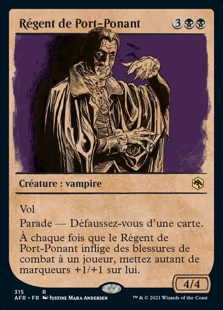 Régent de Port-Ponant, carte Magic AFR 315 — extension Forgotten Realms: Aventures dans les Royaumes Oubliés