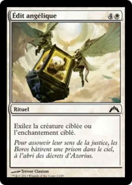 Édit angélique, carte Magic GTC 2 — extension Insurrection